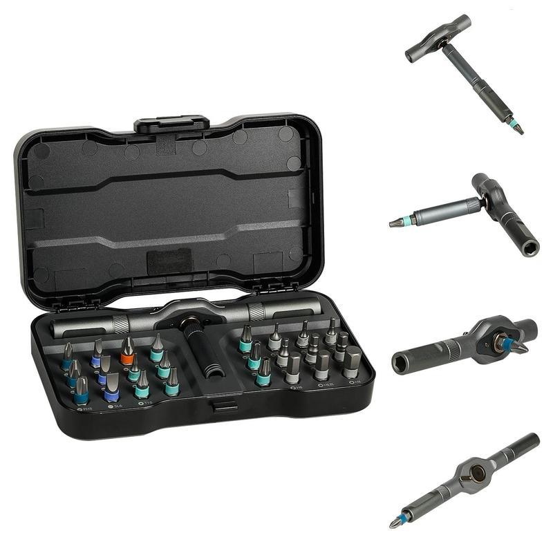 24-in-1 Magnetic Ratchet Screwdriver Repair Set