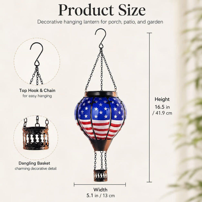 250th Anniversary Solar Hot Air Balloon Lantern