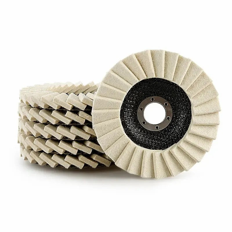 5-Inch Wool Polishing Wheels for Mirror Finish Grinding
