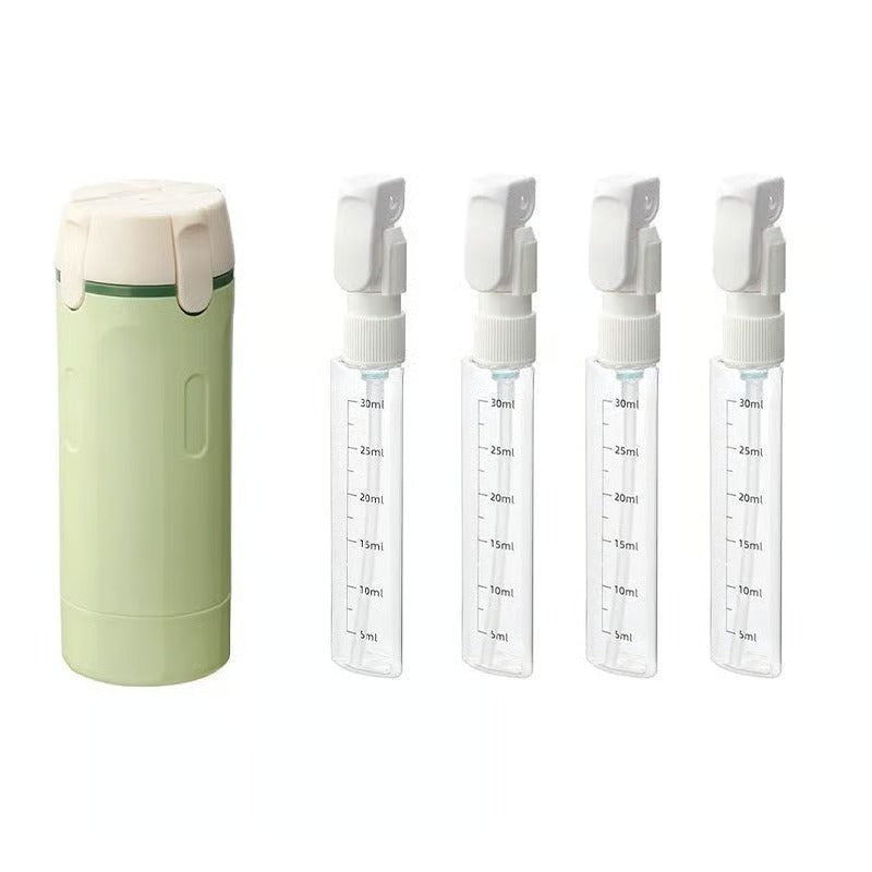 Portable 4-in-1 Travel Toiletry Bottle for Easy Packing