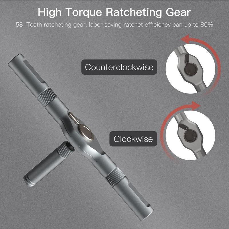 24-in-1 Magnetic Ratchet Screwdriver Repair Set
