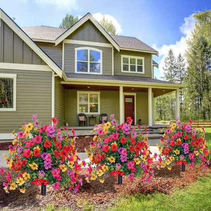 All Season Artificial Flower Stakes Indoor & Outdoor