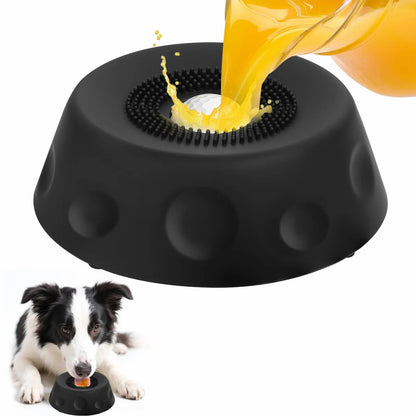 3-in-1 Suction Slow Feeder Dog Bowl with Treat Ball