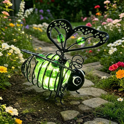 Solar Hanging Bee Garden Light