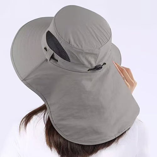 Wide Brim Sun Hat, Men's Safari Hat,  360° Sun Protection, UPF50+