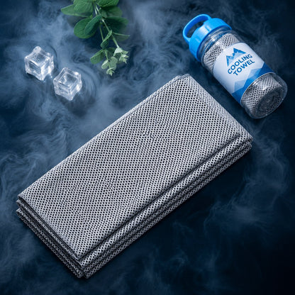 Cold Sweat Towel You Can Use Anywhere, Anytime! Reusable Soft Absorbent Cooling Portable