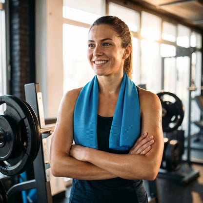 Cold Sweat Towel You Can Use Anywhere, Anytime! Reusable Soft Absorbent Cooling Portable