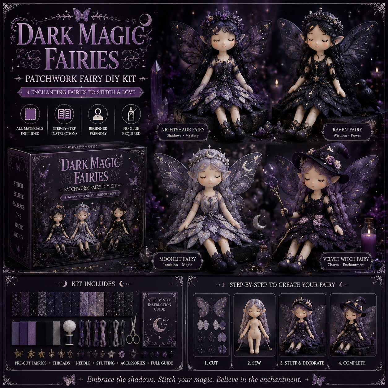 Fairy Patchwork DIY Collection ⚡Buy 3, Get 1 Free