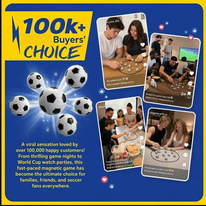 Magnetic Soccer Chess Game for Family Fun & Strategy Play