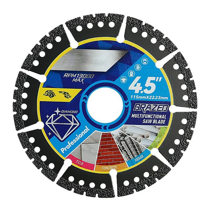 🛠️ ✨ 4.5" Multi-Material Diamond Blade - Zero Compromise, Max Durability