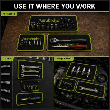 Flexible Magnetic Tool Mat & Tray Holder