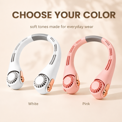Portable Neck Fan - 3-Sec Instant Cooling