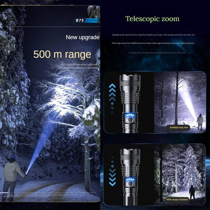 Rechargeable LED Flashlight - High Lumen, Waterproof, Ultra Bright Flashlight for Emergencies