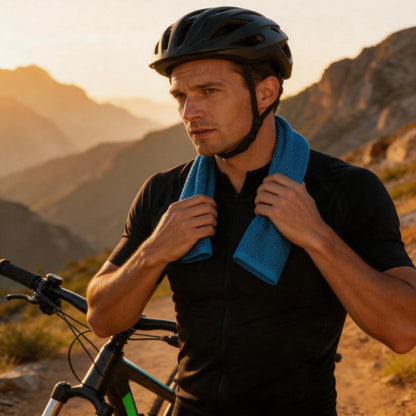 Cold Sweat Towel You Can Use Anywhere, Anytime! Reusable Soft Absorbent Cooling Portable