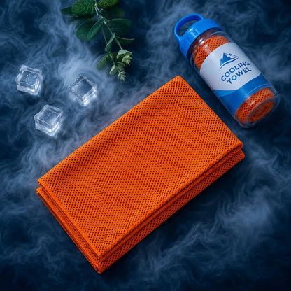 Cold Sweat Towel You Can Use Anywhere, Anytime! Reusable Soft Absorbent Cooling Portable