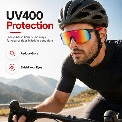Photochromic Sports Sunglasses for Cycling & Hiking