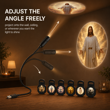 Plug & Play Jesus Projection Night Light