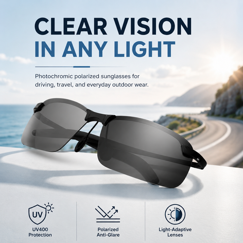 Summer Photochromic Polarized Sunglasses