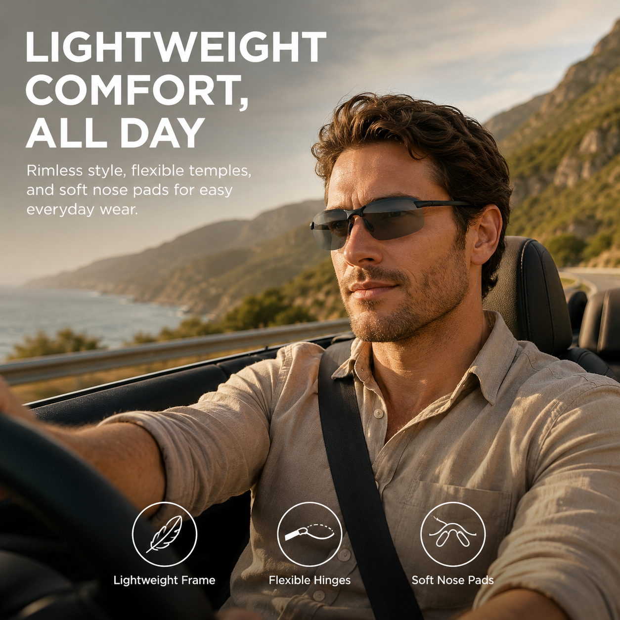 Summer Photochromic Polarized Sunglasses