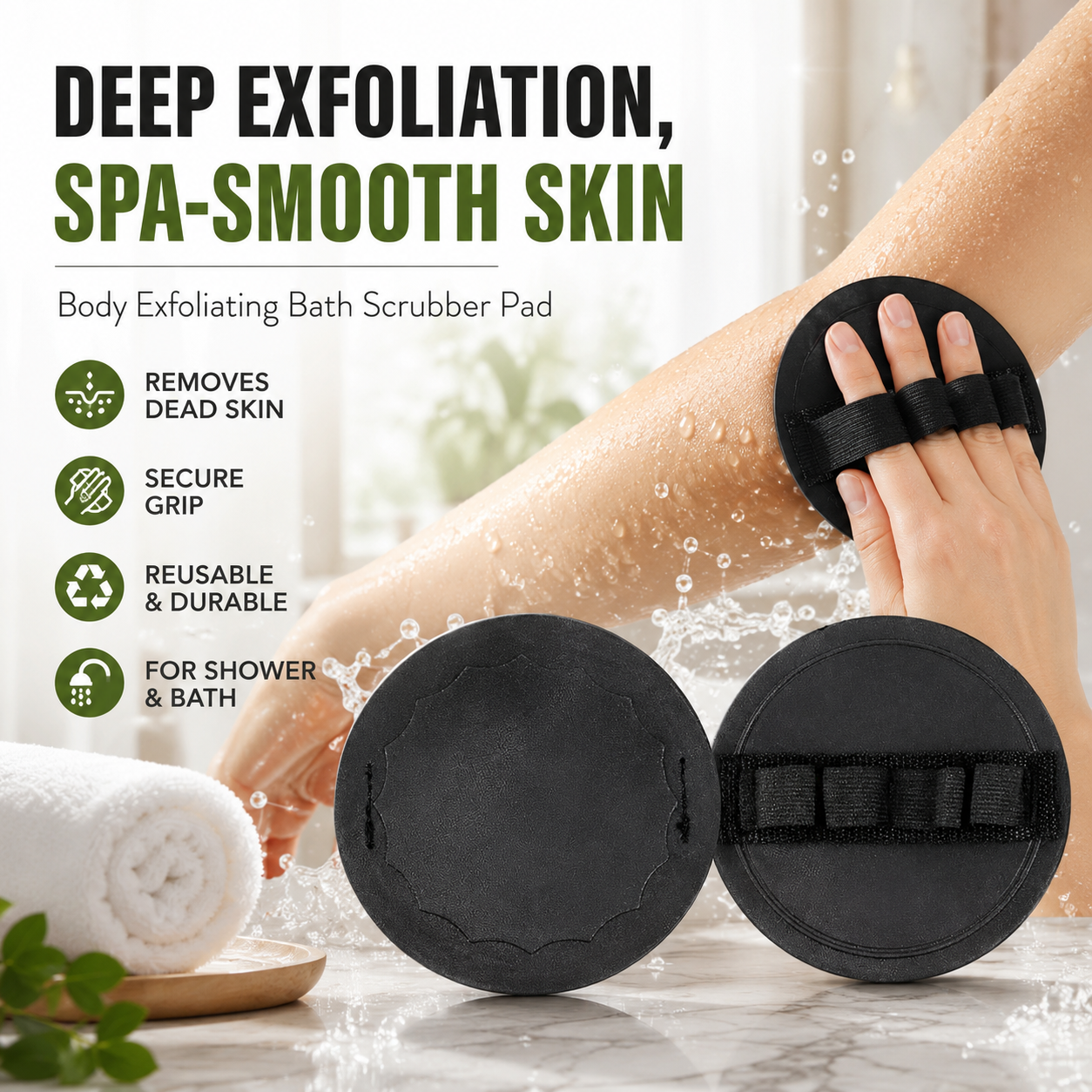 Exfoliating Gloves – Instantly Remove Dead Skin
