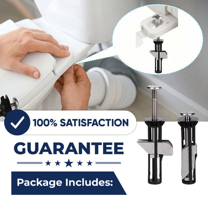 Heavy Duty Toilet Seat Fastener Bolt Kit (A Set of 2 Pcs)