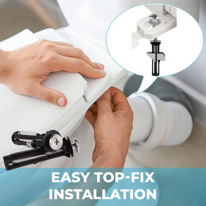 Heavy Duty Toilet Seat Fastener Bolt Kit (A Set of 2 Pcs)
