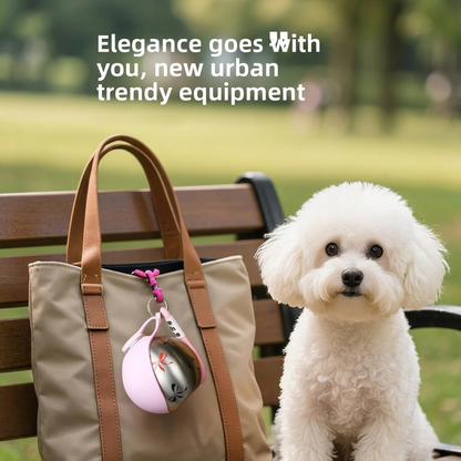 Foldable 304 Stainless Steel Dog Water Bottle Portable Pet Travel Drinking Cup
