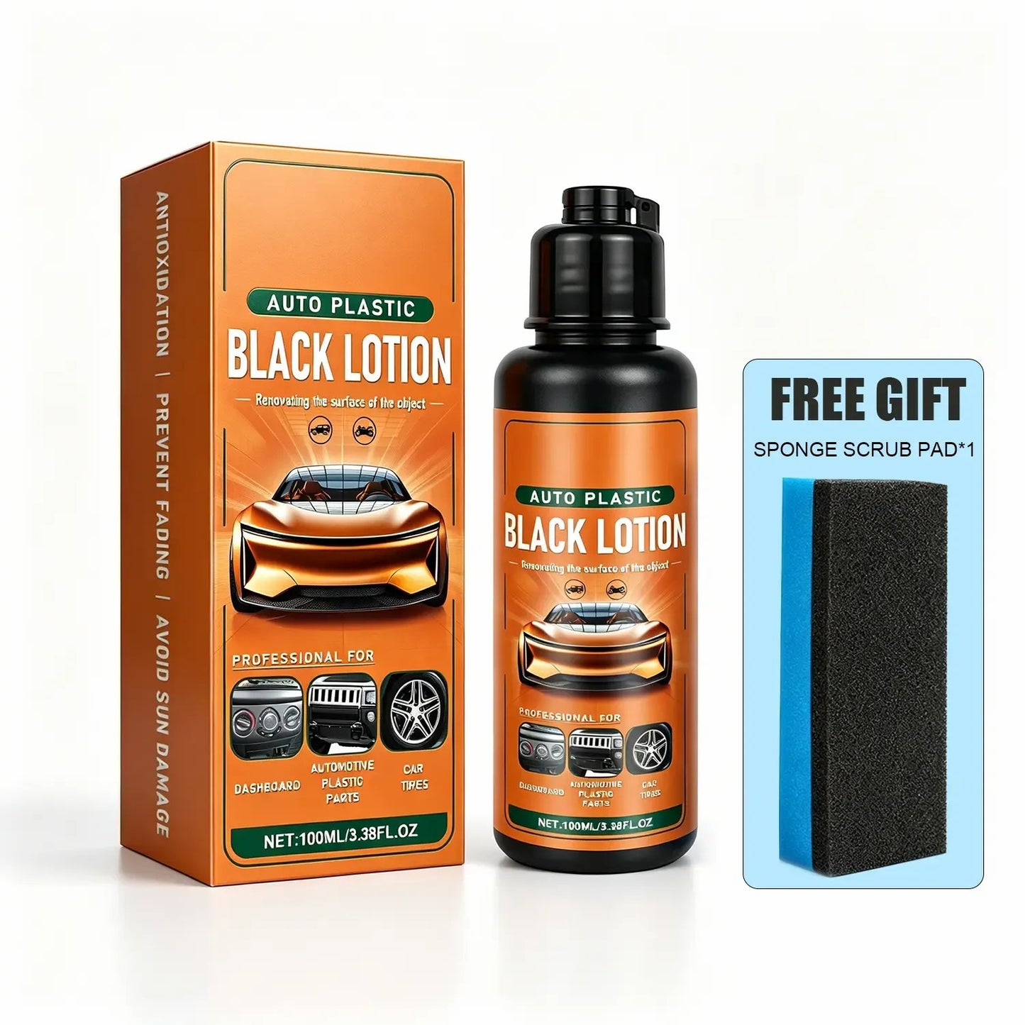 Automotive Plastic Restorer Shine & Color Revitalizer
