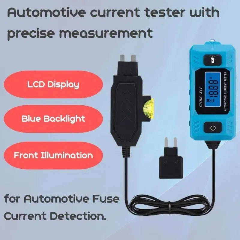 Automotive Fuse Current Tester for Fast Battery Drain Detection