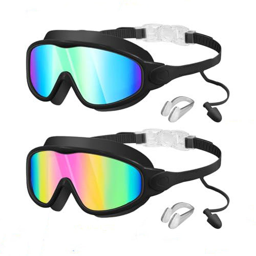 Swim Goggles-Wide View Anti-Fog & UV