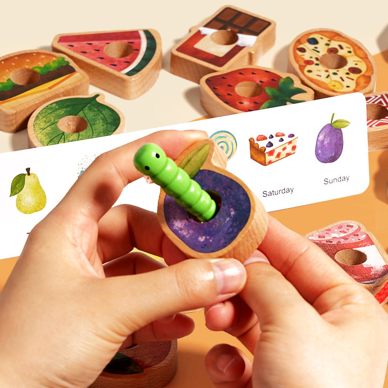Caterpillar Lacing Toy for Toddlers