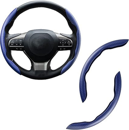 Carbon Fiber Silicone Car Steering Wheel Cover