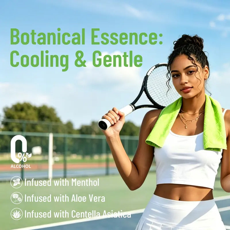 Cooling Towels & XL Menthol Cooling Wipes for Summer Heat, Sports, Travel & Outdoor Relief