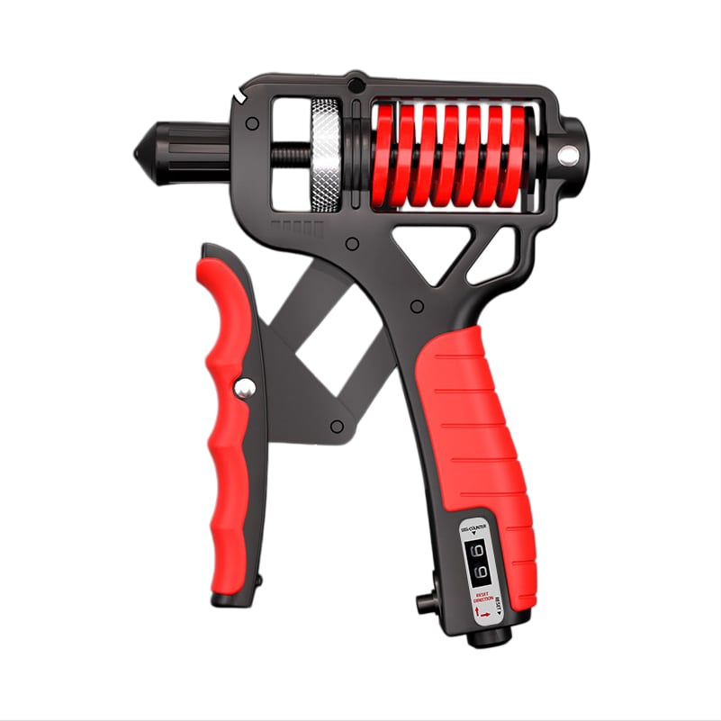 Ergonomic Adjustable H-Grip Hand Trainer with Digital Counter