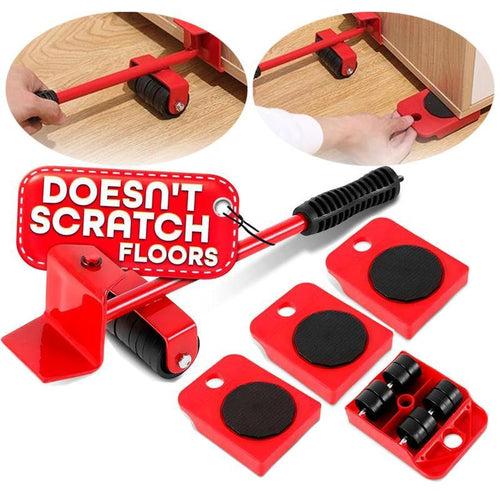 Furniture Mover with Wheels & Furniture Lifter Set