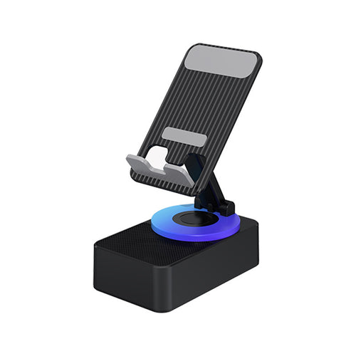 5-in-1 Wireless Bluetooth Phone Holder Speaker Stand Charger Rotating Portable