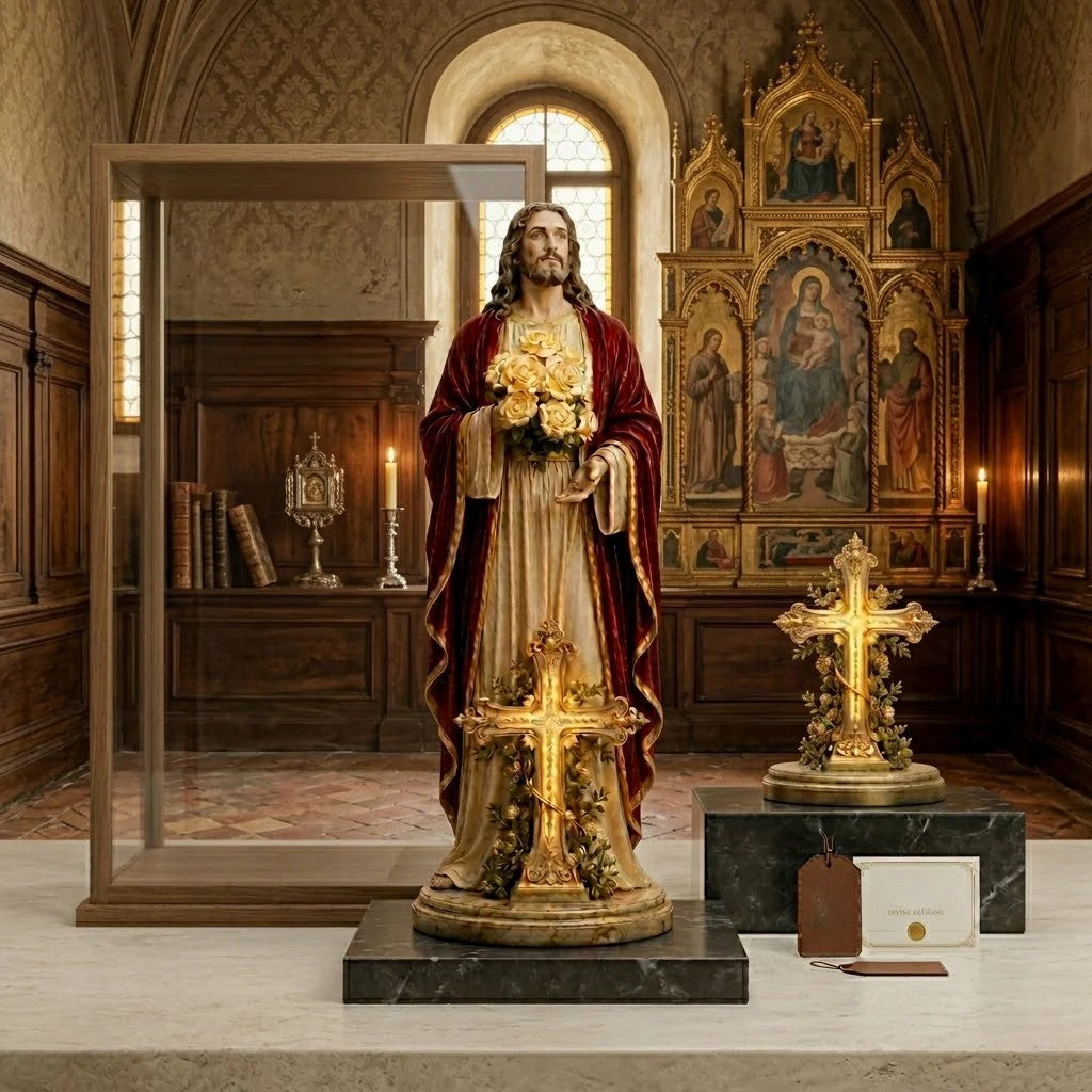 Blessed Light of Jesus Garden Sculpture