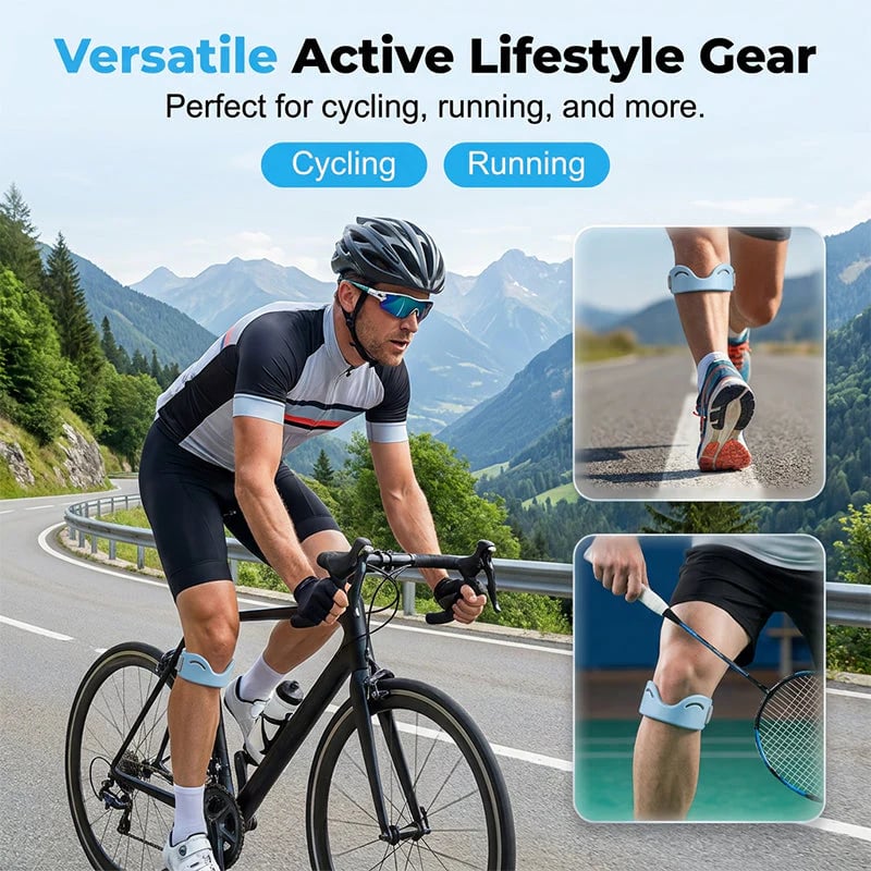 Adjustable Silicone Patella Knee Strap for Sports Support