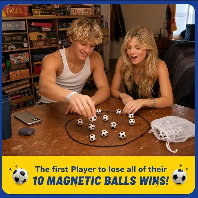 Magnetic Soccer Chess Game for Family Fun & Strategy Play