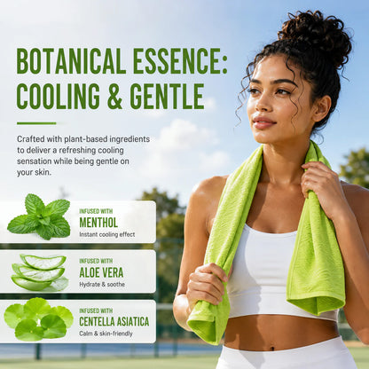 Cooling Towels & XL Menthol Cooling Wipes for Summer Heat, Sports, Travel & Outdoor Relief
