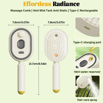 2026 New Upgrade Electric Spray Air Cushion Massage Comb
