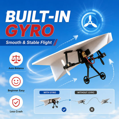 Smart Remote-controlled DIY Paper Airplane Kit
