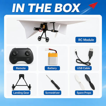 Smart Remote-controlled DIY Paper Airplane Kit