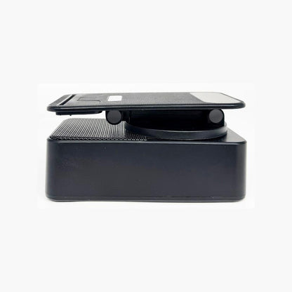 5-in-1 Wireless Bluetooth Phone Holder Speaker Stand Charger Rotating Portable