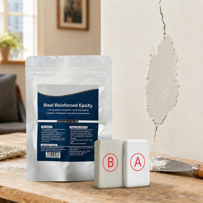 Steel Reinforced Epoxy Repair Putty for Metal Wood Concrete and PVC