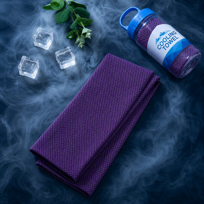 Cold Sweat Towel You Can Use Anywhere, Anytime! Reusable Soft Absorbent Cooling Portable