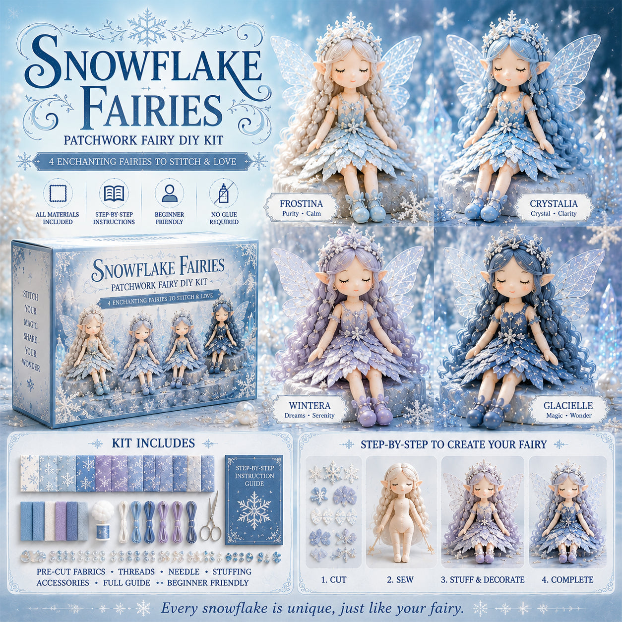 Fairy Patchwork DIY Collection ⚡Buy 3, Get 1 Free