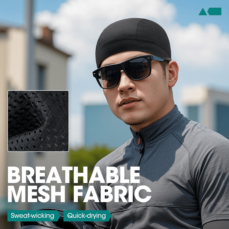 2-Pack Breathable Skull Cap Helmet Liner