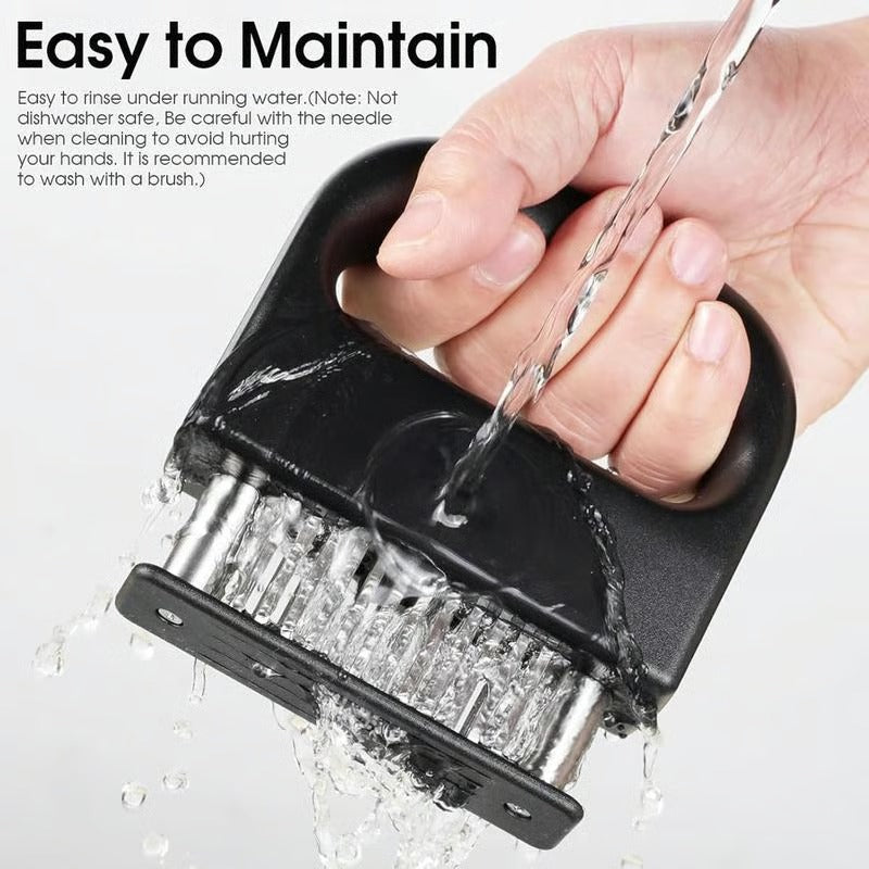 Meat Tenderizer Tool Heavy Duty 48 Stainless Steel Ultra Sharp Needle Blades