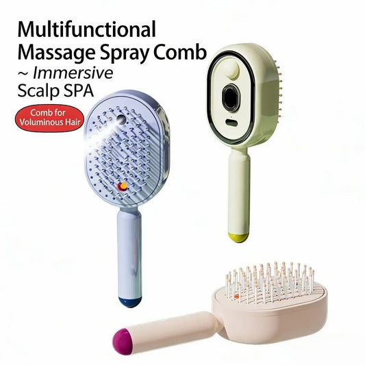 2026 New Upgrade Electric Spray Air Cushion Massage Comb